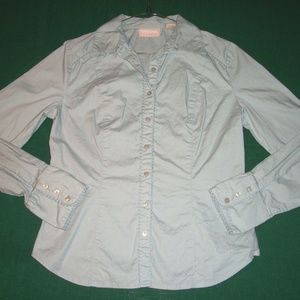 Personal Identity Green Cotton Blouse M 7/9